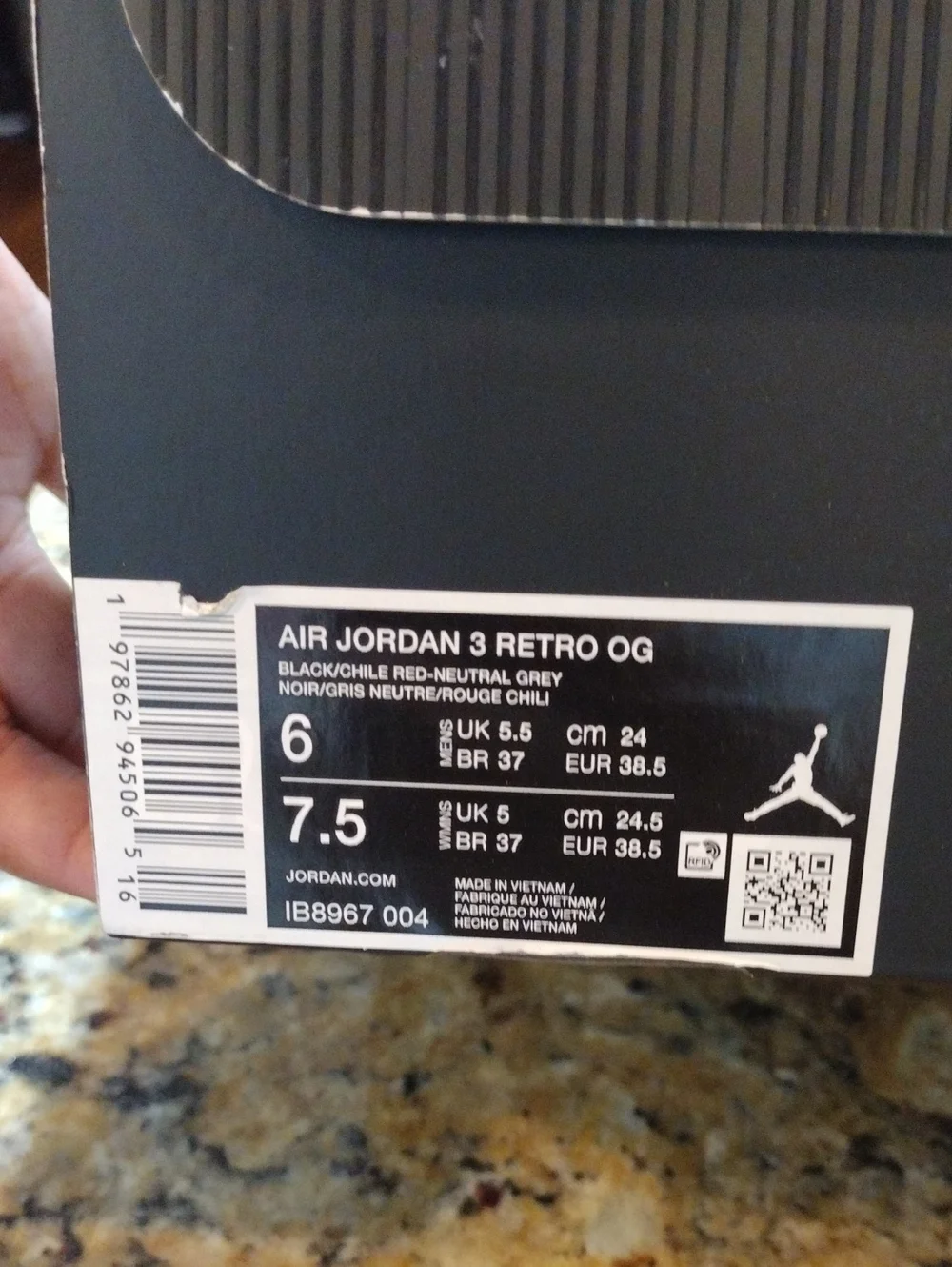 Air Jordan 3 Retro OG